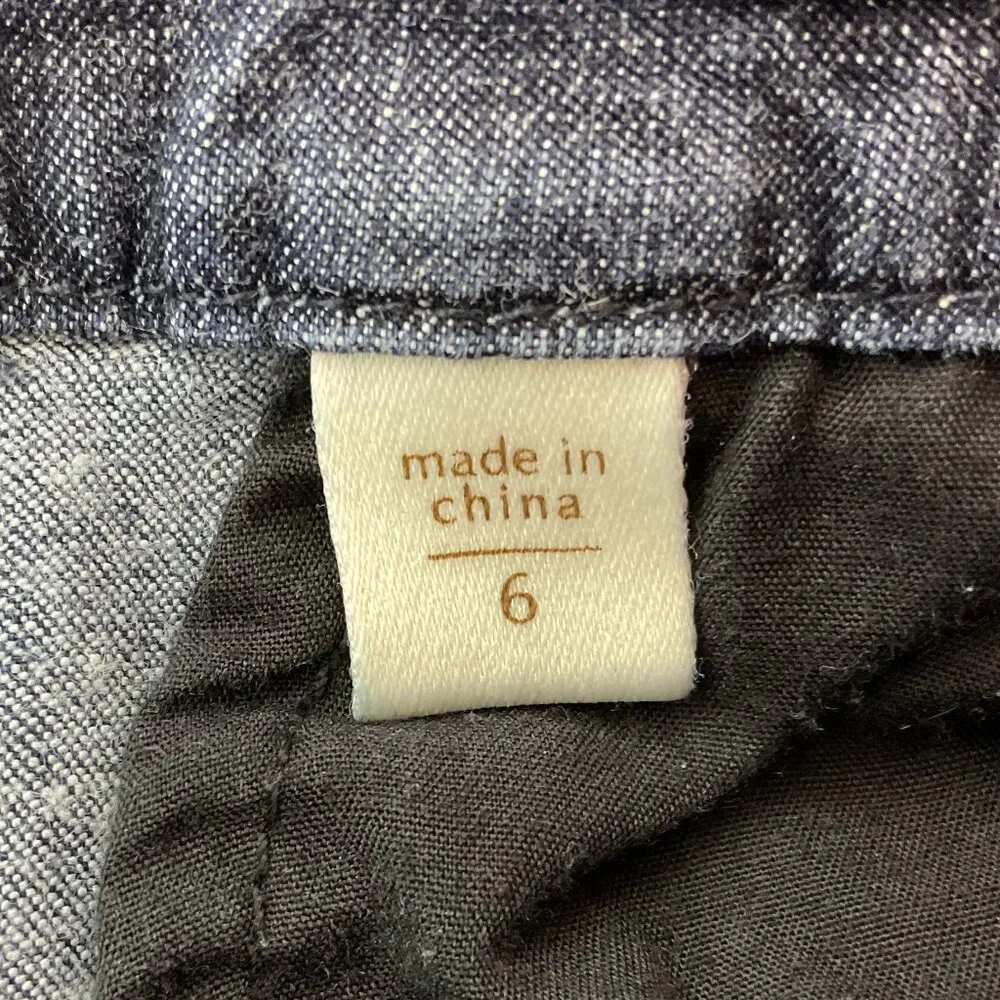 Coldwater Creek Size 6 Trouser Style Denim Jeans Womens